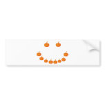 Pumpkin Smile Bumper Sticker