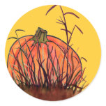 Pumpkin Time! Round Sticker