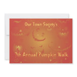 Pumpkin Walk Invitations