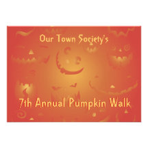 Pumpkin Walk Invitations