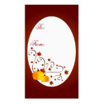 Pumpkins frame - Gifttag business cards