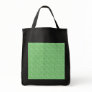 Pumpkins on green tote bag