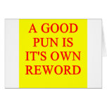 pun on puns cards