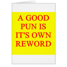 pun on puns cards