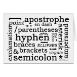 Punctuation Card