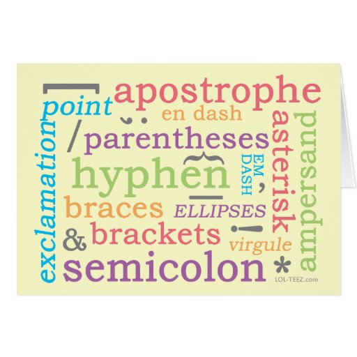 Punctuation II Cards