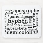 Punctuation Mouse Mats