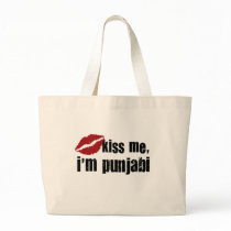 Punjabi Kiss Tote Bags