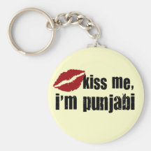 Punjabi Kiss Key Chain