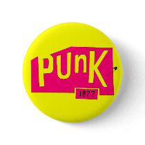 "Punk 1977" Pinback Button