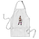 Punk Bomber Pilot Goth Pin Up aprons