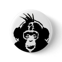Punk Chimp Pin