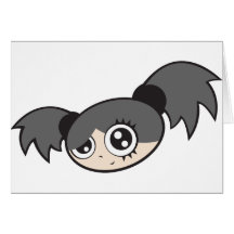 Punk Girl Black Card