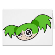 Punk Girl Green Card