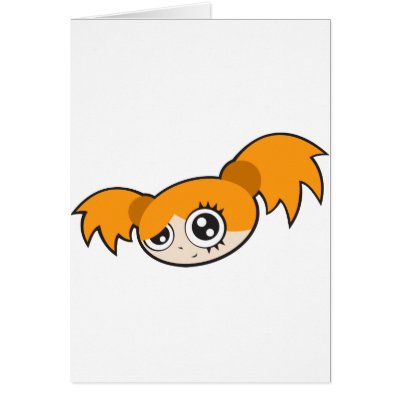Ginger Cartoon Girl