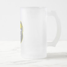 Punk kitty Yellow - Grey Mug
