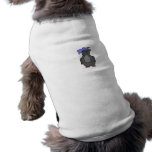 Punk penguin with blue hair pet clothing