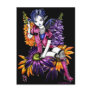 Punk Pixie Gothic Flower Faerie Fantasy Postcard