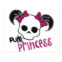 Punk Princess Postcard
