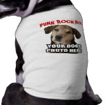 PUNK ROCK DOG (with your dogs photo) pet clothing