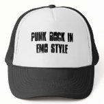 punk rock in emo style hats
