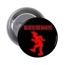 Punk Rock Mosh pit moshing slam dance Buttons