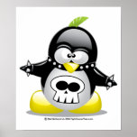 Punk Rocker Penguin posters