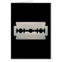 PUNK ROCKER RAZOR BLADE cards