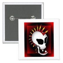 PUNK SKULL-3 BUTTONS