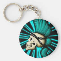 Punk Skull Keychains