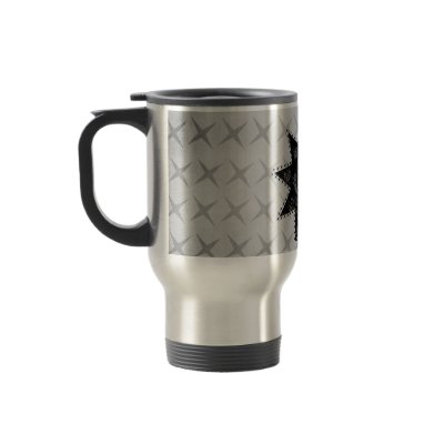 Punk Skull Mug (Grey) by Superstarbing