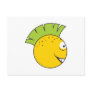 Punk Smiley Face Post Card