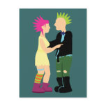 Punk Wedding Postcards