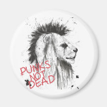 punks not dead magnet