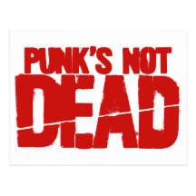 Punk's Not Dead - Video Game Gamer Gaming Postcards