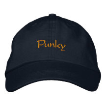 Punky Embroidered Baseball Cap
