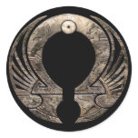 Punto Omega - Logo Round Sticker