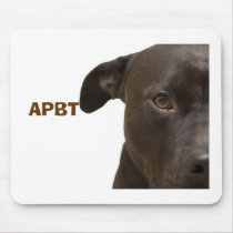 pup, APBT Mouse Pad