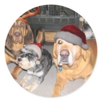 Pup Merry Christmas STicker