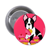 Pupcakes Pinback Button