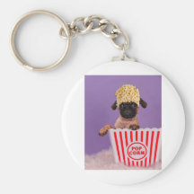 Pupcorn anyone? key chain