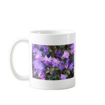 puple azalea flowering bush mug