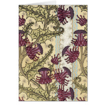 Puple Flowers Card