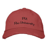 PUPoo University embroidered hats
