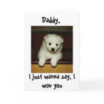 Pupp Father's Day card