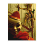 Puppet Face Post Card