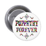 Puppetry Forever Pinback Buttons