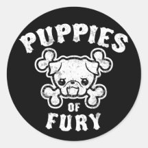 Puppies of Fury Sticker