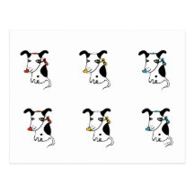 Puppies Postcard by Krize Tarjetas Postales