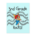 Puppy  3rd Grade Rocks Tshirts and Gifts postcards